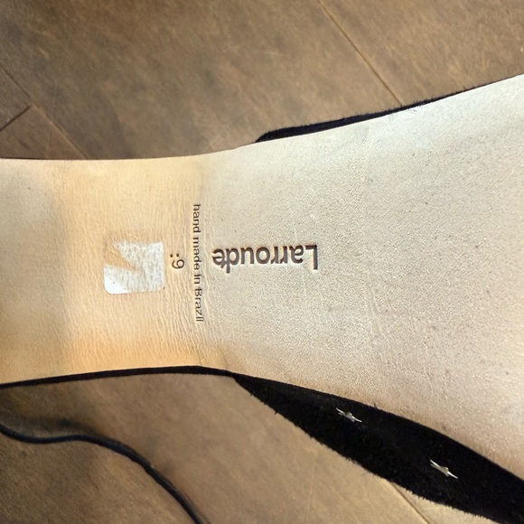 Larroude Black Starry Ari Pump Platform Heels - Picture 6 of 6